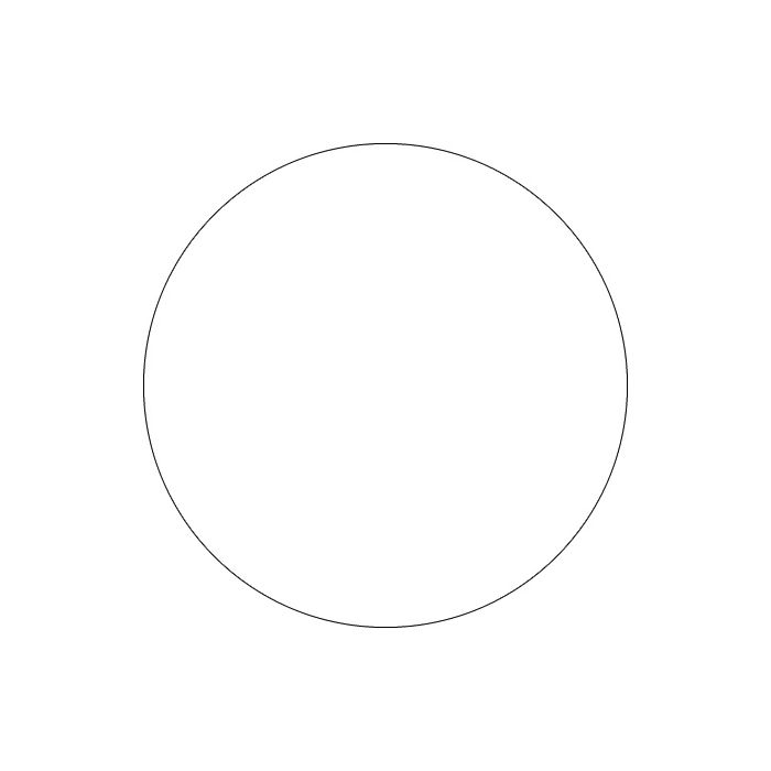 3" White Inventory Circle Labels