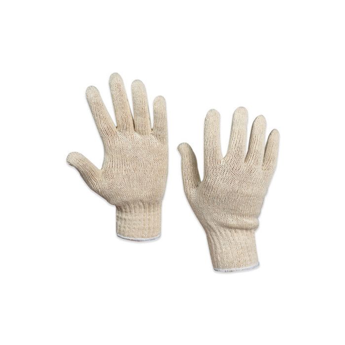 String Knit Cotton Gloves - Large