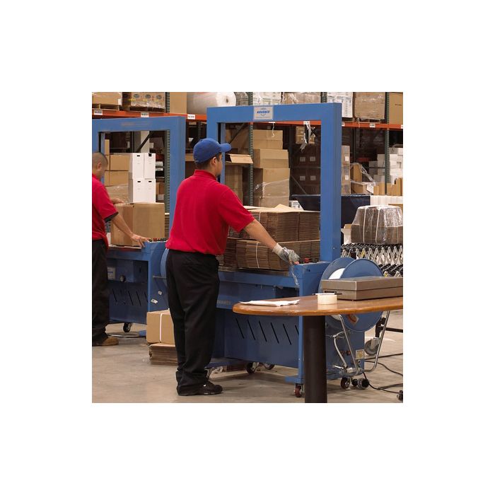 3/8" x 12900' - 8" x 8" Core Machine Grade Polypropylene Strapping - Embossed