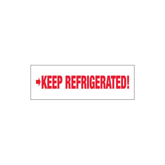 2" x 110 yds. - "Keep Refrigerated" (18 Pack) Pre-Printed Carton Sealing Tape