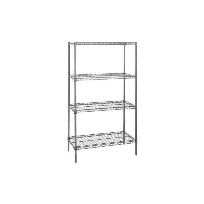 60" x 18" x 74" - 4 Shelf Wire Shelving Starter Unit